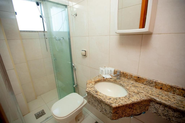 Bathroom 3, Hotel Caminho do Rosário, Aparecida