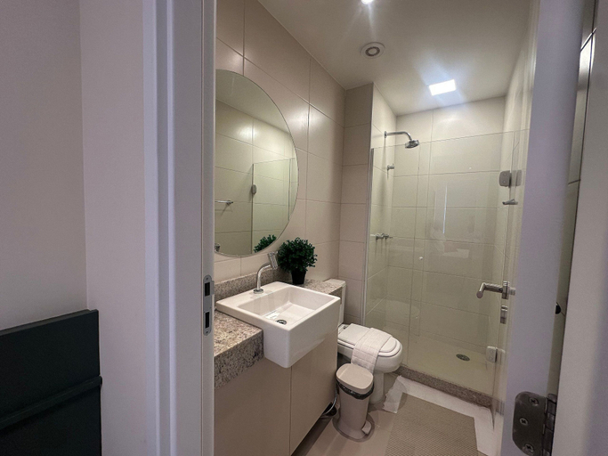 Bathroom 3, Flats no Parque Shopping por Yolo, Recife