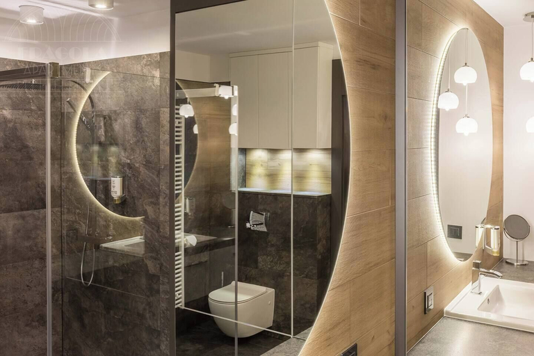 Bathroom 3, Kleparz modern by Fragola Apartments, Kraków City