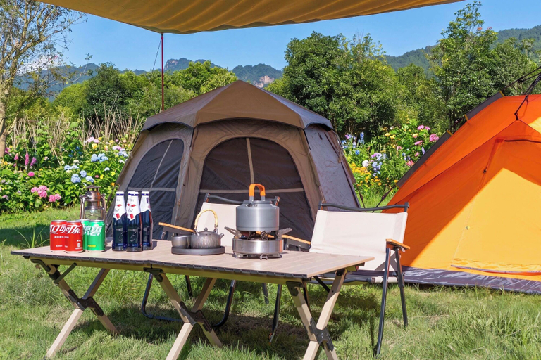 Outdoor dining 3, Hidden Hills Villa · Zhangjiajie Avatar Mountain, Zhangjiajie