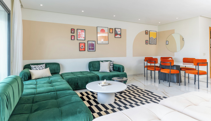 Living area 4, The Lodge, Rabat