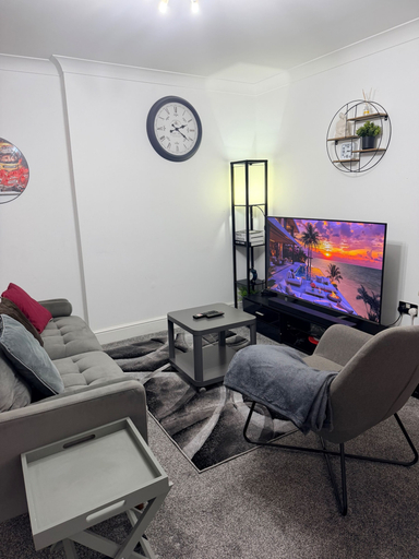 Living area 3, Jewellery Quarter 1-bed Apt, Sleeps 2 With Wifi, Birmingham