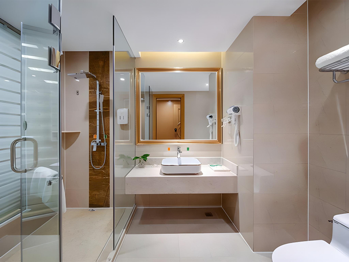 Bathroom, Vienna Hotel Anhui Huaibei Huantan Park, Huaibei