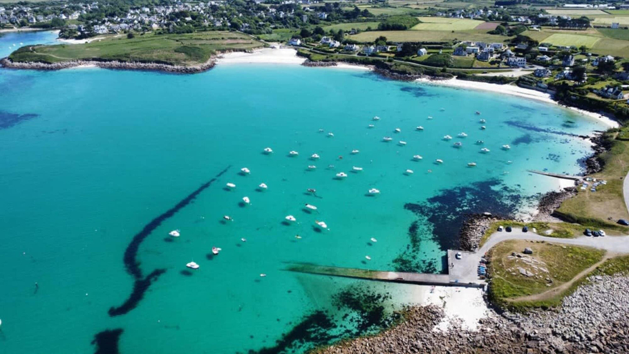 View from property 3, Holiday Retreat in Landeda Near Sandy Beaches, Finistère