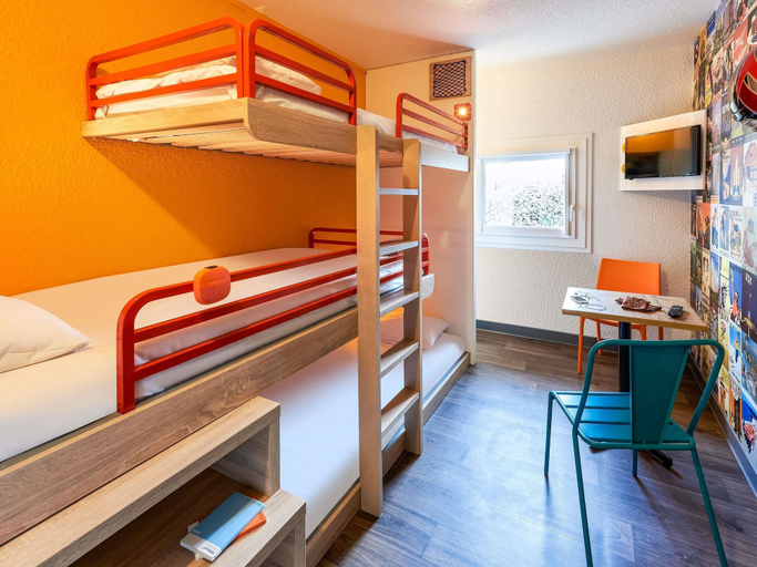 Bedroom 4, hotelF1 Lyon Massieux, Ain