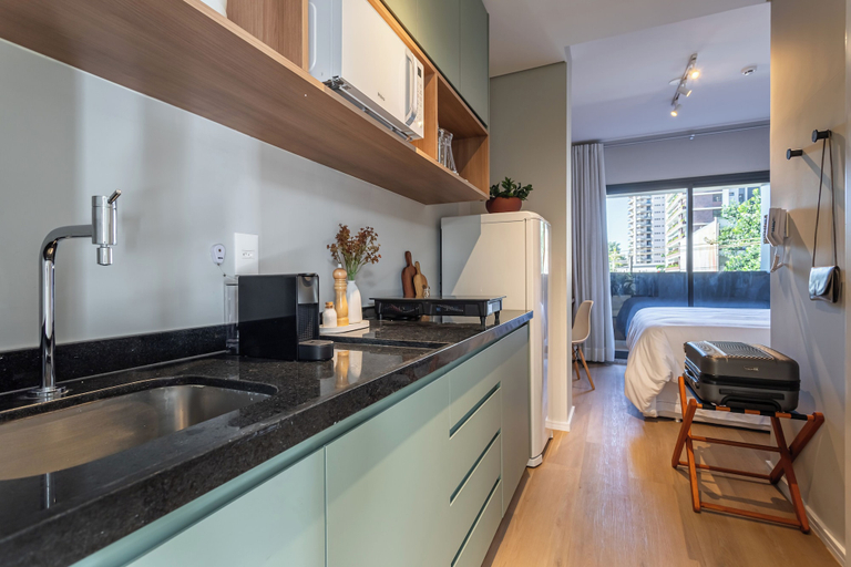 Private kitchen 3, Casa Omaguás by Viva | Apartamentos modernos no coração de Pinheiros, São Paulo