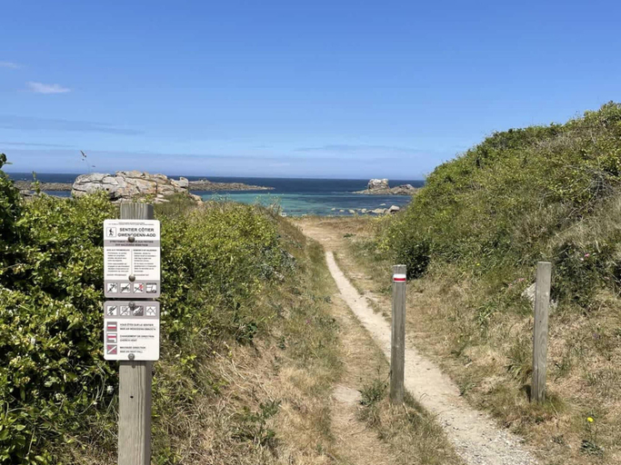 View from property 4, House in France Near Plage du Bourg Beach, Finistère