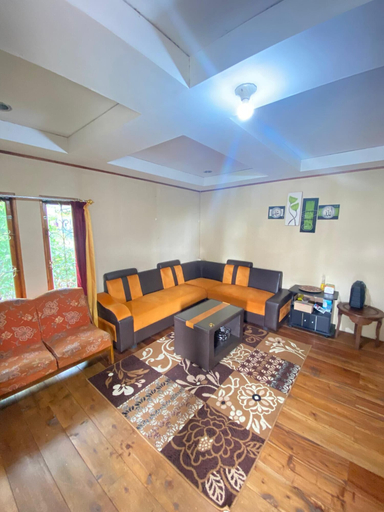 Living area, Cozzy Villa Family Pak Ed Pangalengan, Bandung