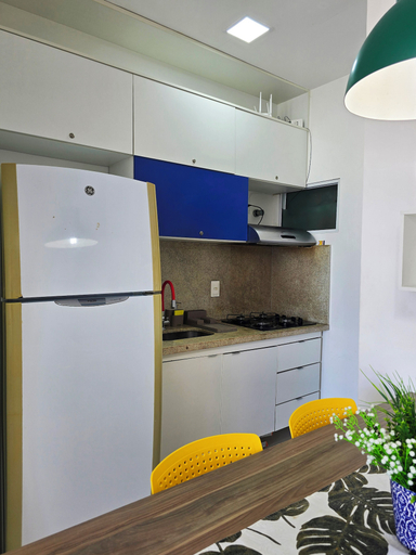 Private kitchen, Ap com Wi-Fi, Ar, Máquina de Lavar e Piscina, Barra de São Miguel
