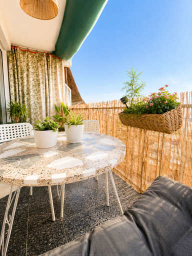 Balcony 2, Cala Pupi Terrace, Quiet, Cozy and Bright Accommodation, Tarragona