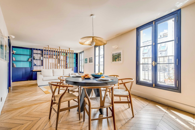 Dining 3, Modern Triplex a/c 3ch/5p - Saint-germain-des-pres, Paris