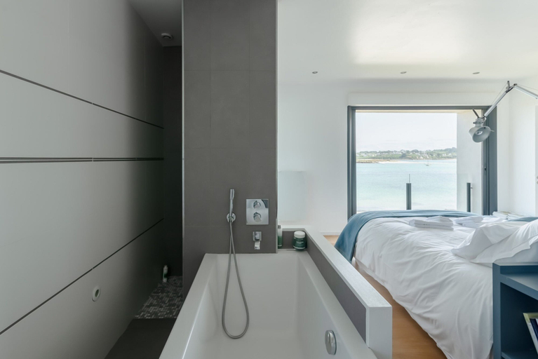 Bathroom 3, Plouguerneau House near Lighthouse, Finistère