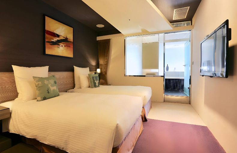 Bedroom 4, V one vogue Hotel, Taipei City