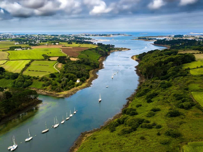 View from property 4, Holiday Home in Porspoder Near Plage du Bourg, Finistère