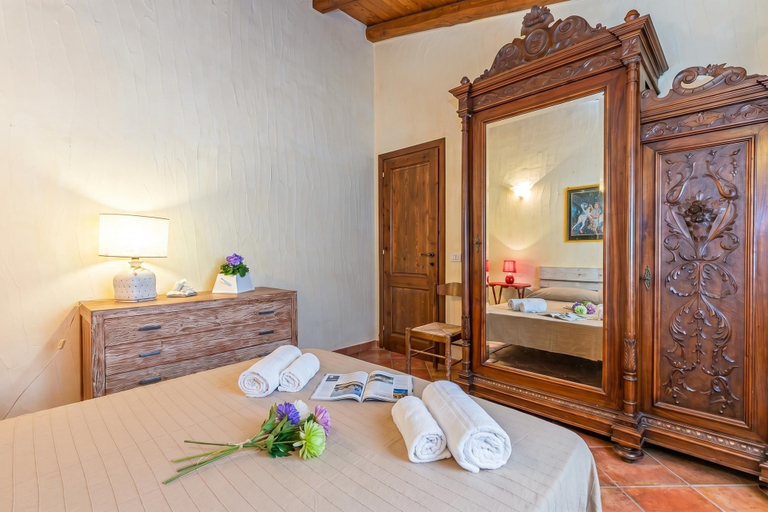 Bedroom 3, Domos Pintadas Cottage Rosa, Olbia-Tempio