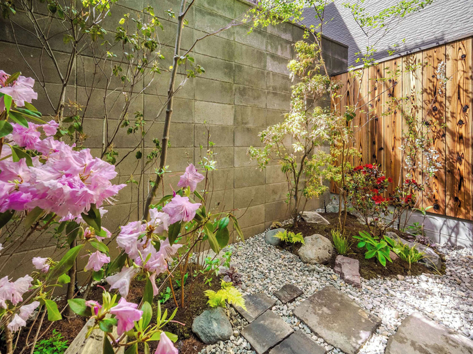 Property grounds, Orie Machiya House, Kyoto