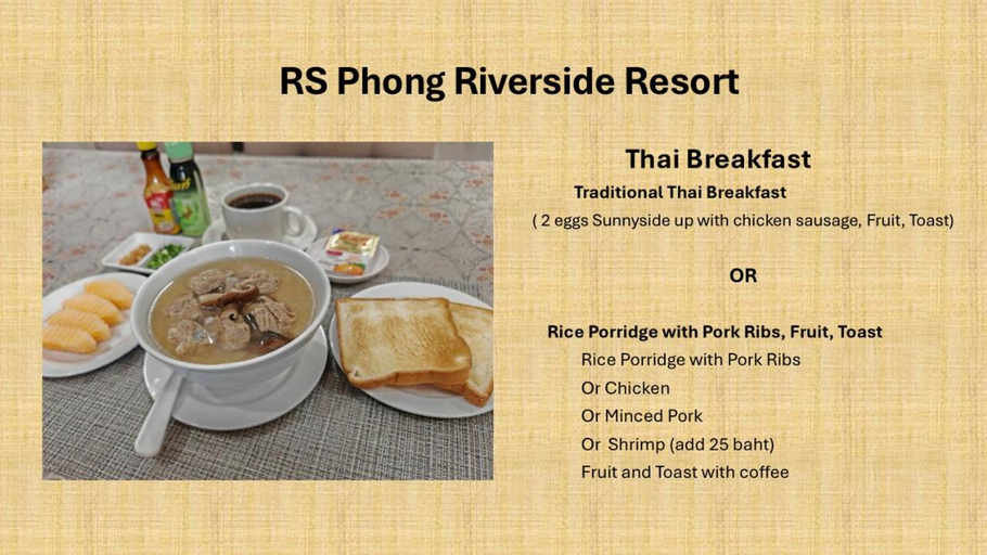 Food & Drinks 5, RS Phong Riverside Resort, Muang Khon Kaen