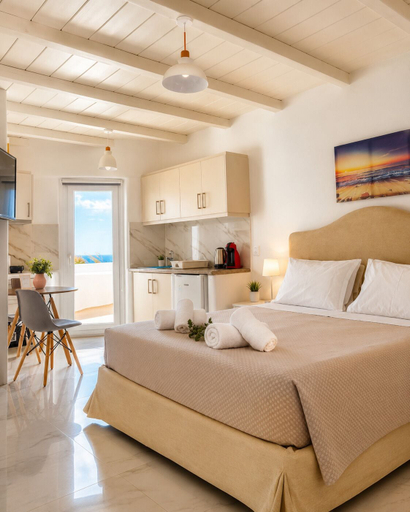 Bedroom 4, Crystal Suites, South Aegean