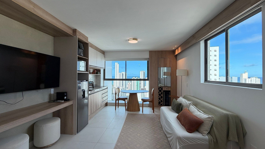 Living area 5, Edf. Praia de Gameleira por Yolo, Recife