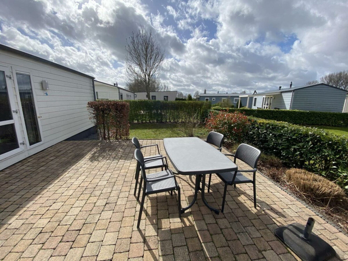 Outdoor dining, Holiday Home in Dordrecht With Sauna