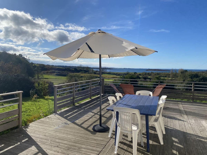 Balcony 3, Charming House in Landeda With Sea View, Finistère