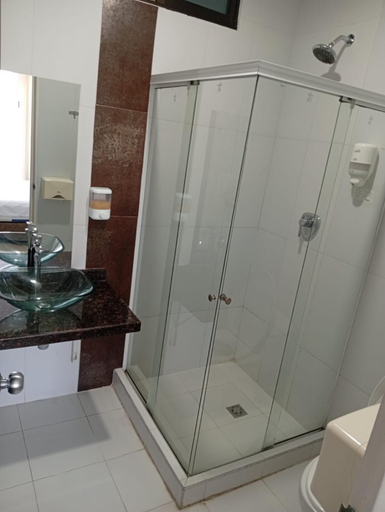 Bathroom, Hotel Campestre y Centro de Convenciones Saman Del Rio, Yopal