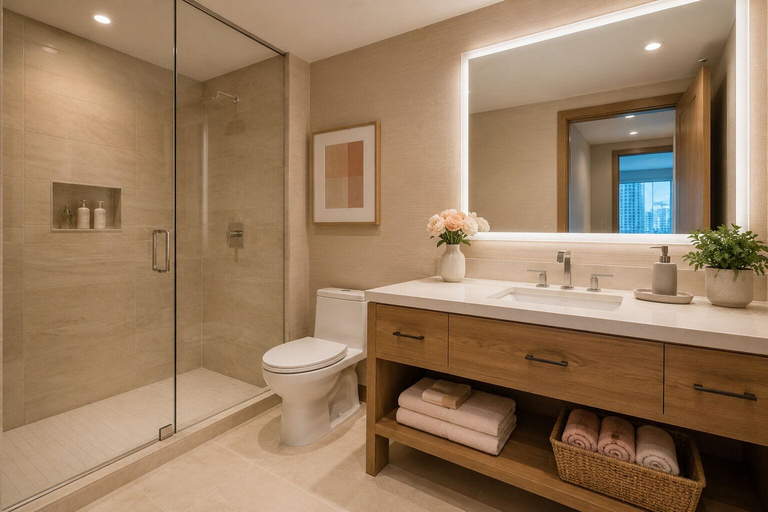 Bathroom, The Birchwood Residence, Toronto