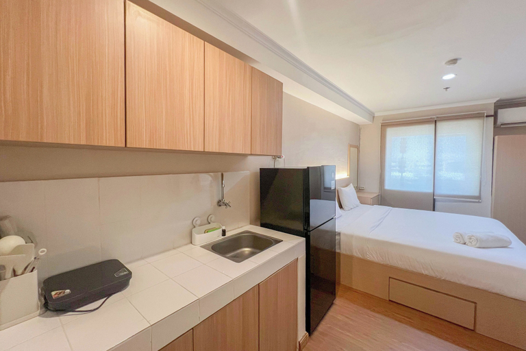 Private kitchen 4, Compact Studio Apartment For 2 Pax At Sentraland Medan, Medan