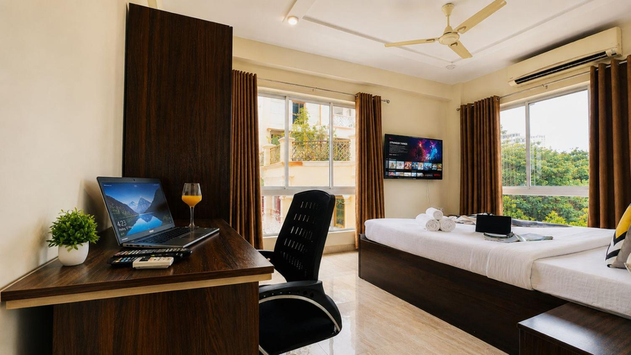 Bedroom 2, New Town Guest House, North 24 Parganas