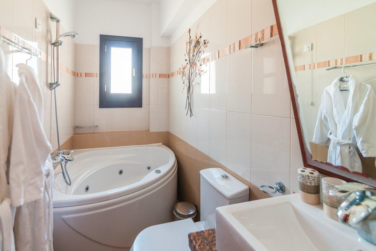 Bathroom, Arkasa Bay Hotel, South Aegean