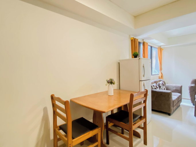 Dining room 3, Neat Beige 2Br At Apartment Meikarta District 1 Near Dian Harapan School, Cikarang
