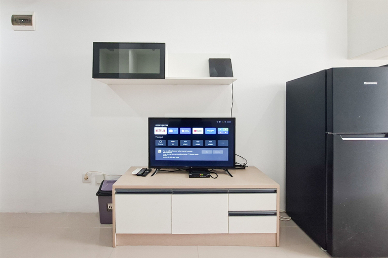 Television, Practical 1Br For 2 Pax At Vittoria Residence, Jakarta Barat