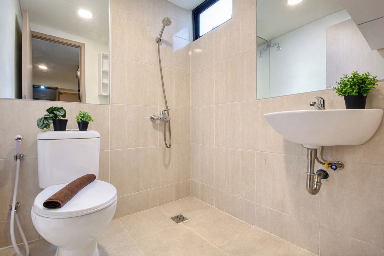 Interior 2, Serene Look 2Br Apartment Meikarta District 2, Cikarang