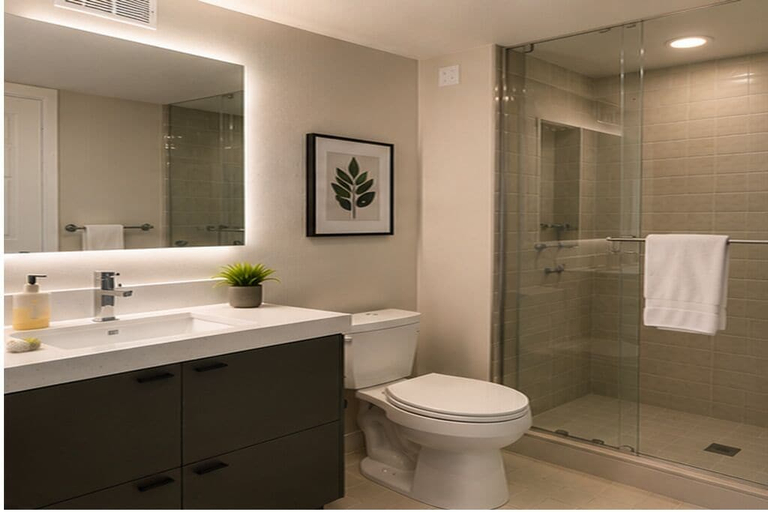 Bathroom, The Oakhaven Hotel, Toronto