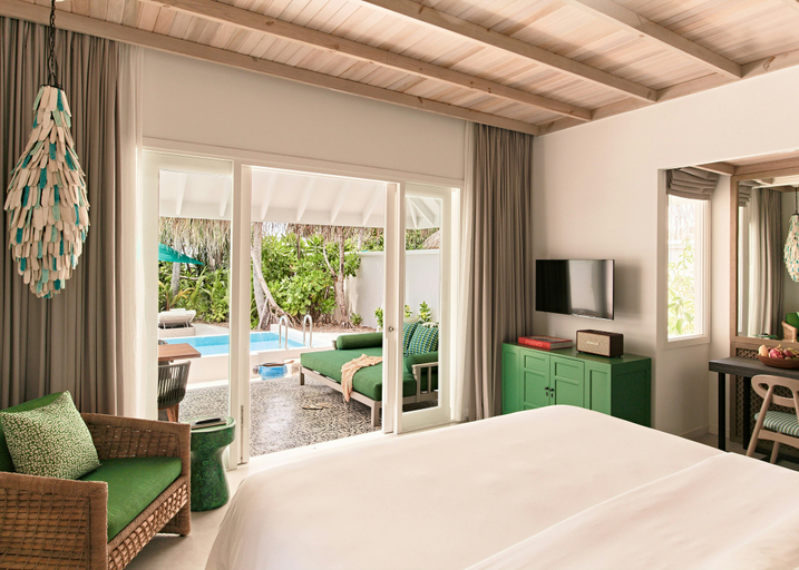 Bedroom 3, Finolhu a Seaside Collection Resort, Baa Atoll
