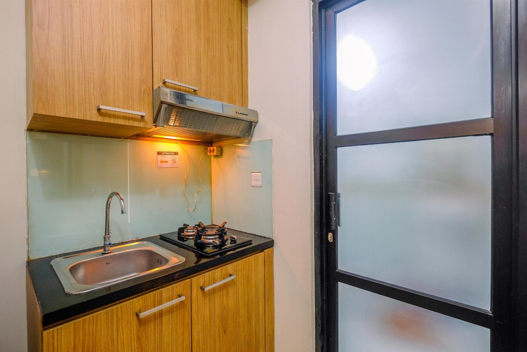 Private kitchen 2, Comfy And Minimalist Studio Apartment Metropark Condominium Jababeka, Cikarang