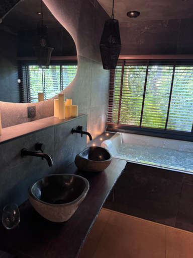 Bathroom, Domaine Wabi sabi lodge - 2 lodges d'exception - foret, Corrèze