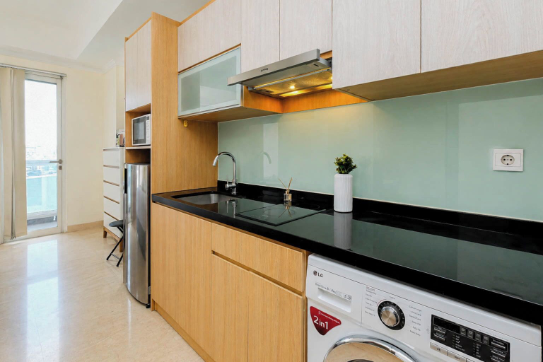 Private kitchen 5, Strategic Location Studio For 2 Pax At Menteng Park Apartment, Jakarta Pusat