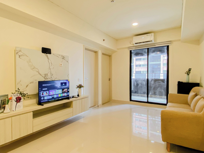 Living room 5, Cozy 3Br Apartment With Minimalist Style At Meikarta, Cikarang