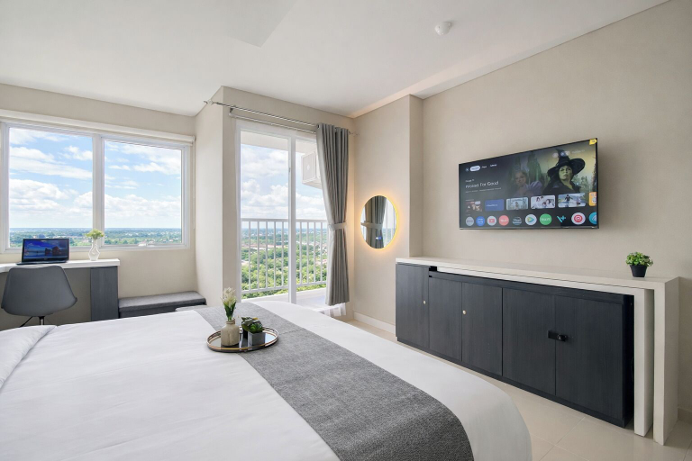 Room 2, Neat Studio For 2 Pax At Royal Sentul Park Apartment, Bogor