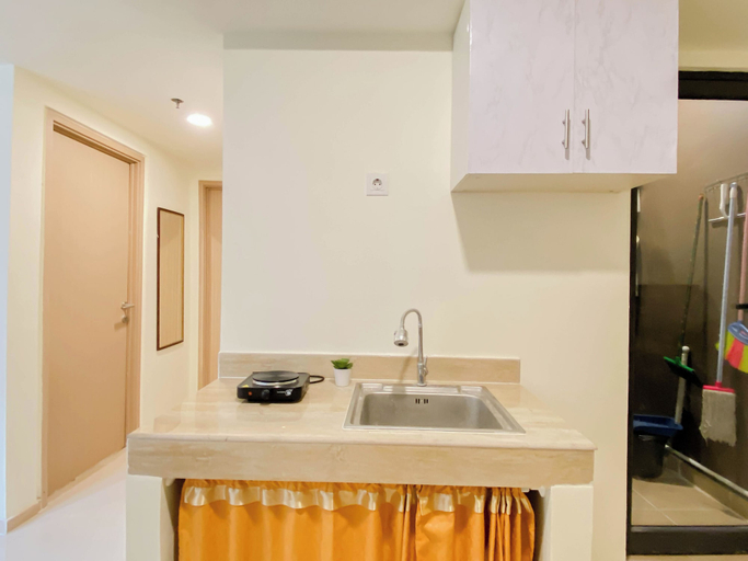 Private kitchen 5, Neat Beige 2Br At Apartment Meikarta District 1 Near Dian Harapan School, Cikarang