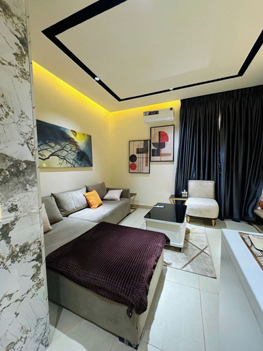 Living area, OLAMAX SUITES, Shomolu
