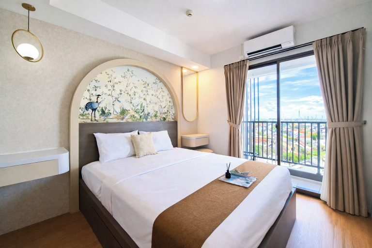 Interior 4, Homey Beige Tinted 1Br At Apartment Anwa Residence, Tangerang Selatan