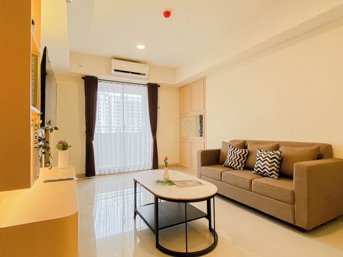 Living room 2, Modern Versatile 3Br At Meikarta District 2 Apartment, Cikarang