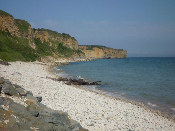 View from property 2, 4-guest Coastal Chalet With Pool, Manche