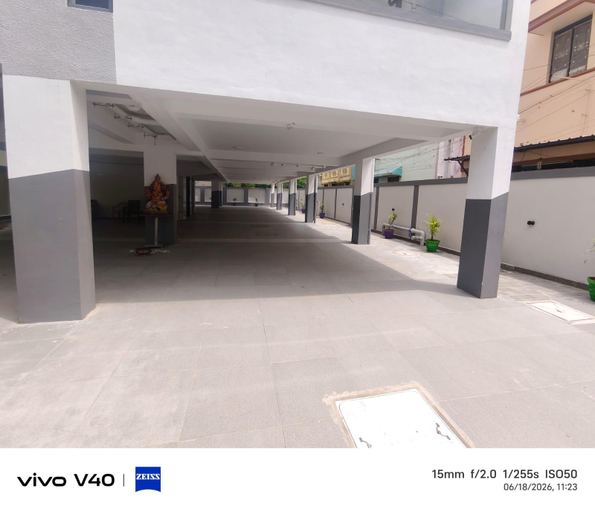 Parking lot, Velmora Luxe Residences, Madurai