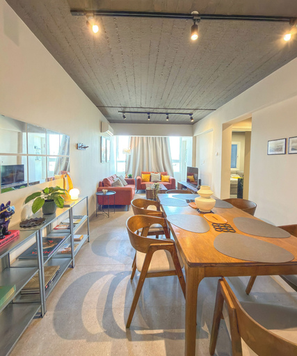 Dining 2, Nicosia 2BR Apt with AC & Washer