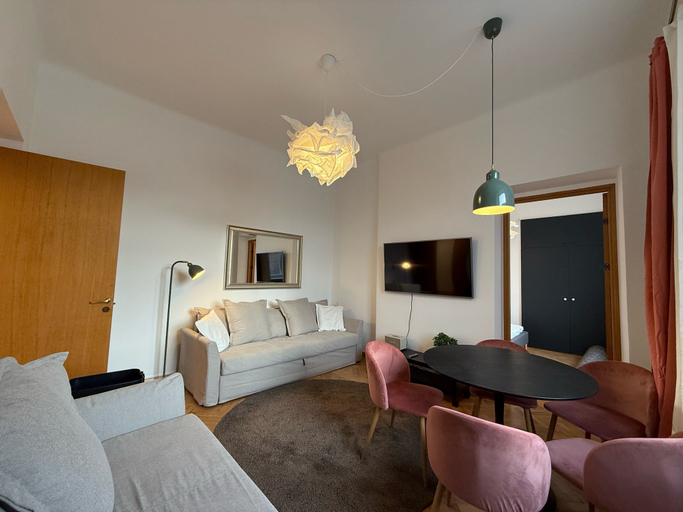 Bedroom, Tyzen38 Luxury Apartment, Vilniaus