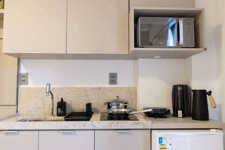 Private kitchen 5, Beach Haus #227 Seaside Studio by Carpediem, João Pessoa