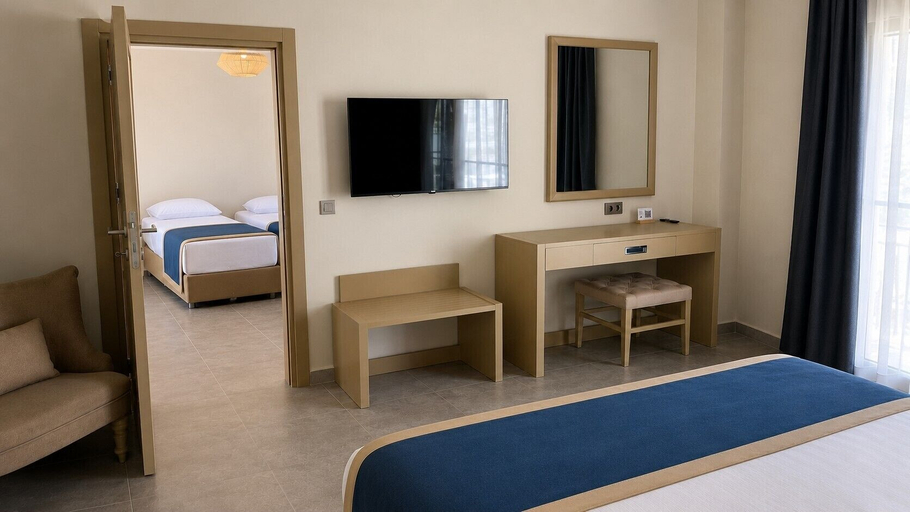 Bedroom 4, Mercans Bodrum Beach Hotel, Bodrum